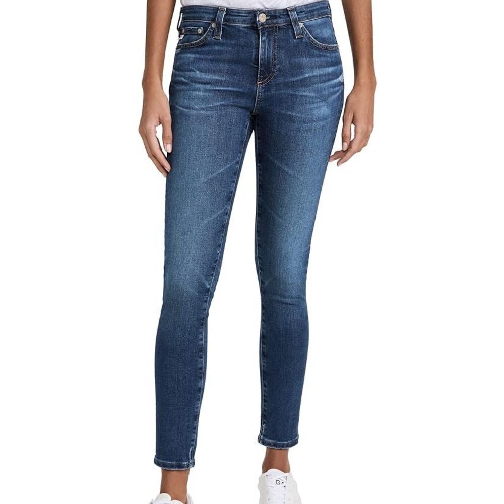 AG Jeans Knit Luxe Denim The Legging Super Skinny Ankle Low Rise Womens 28R